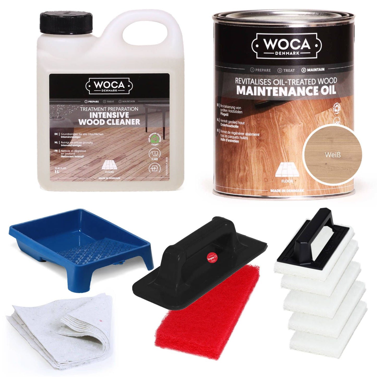 WOCA Nachöl-Set klein - Holzböden nachölen