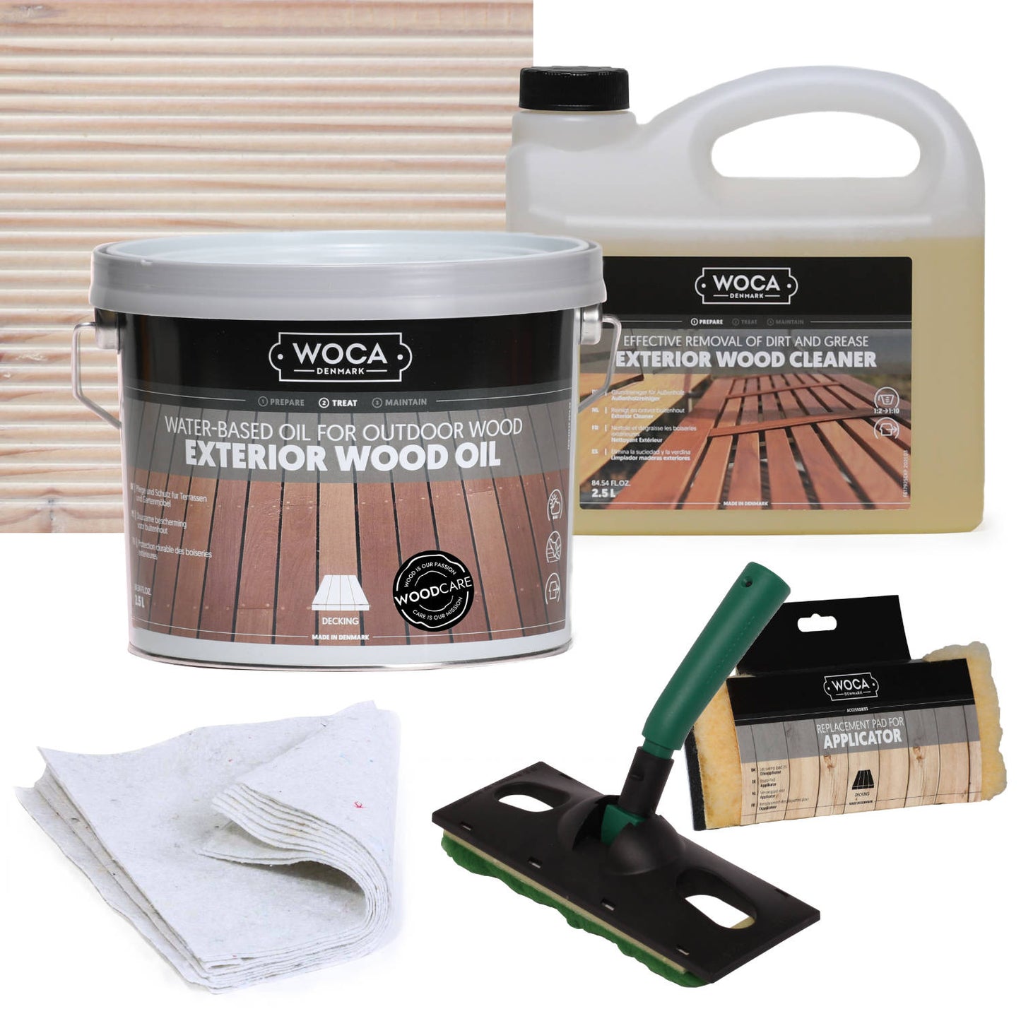 WOCA Terrassenöl Spar-Set für bis zu 25-60m²