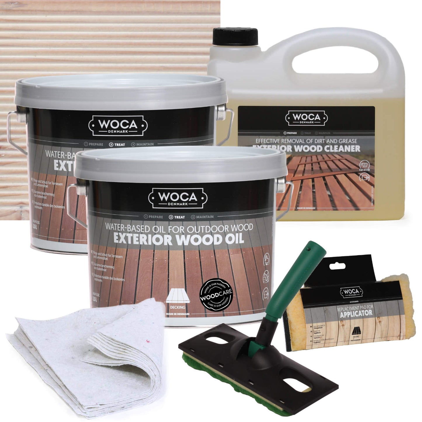 WOCA Terrassenöl Spar-Set für bis zu 25-60m²