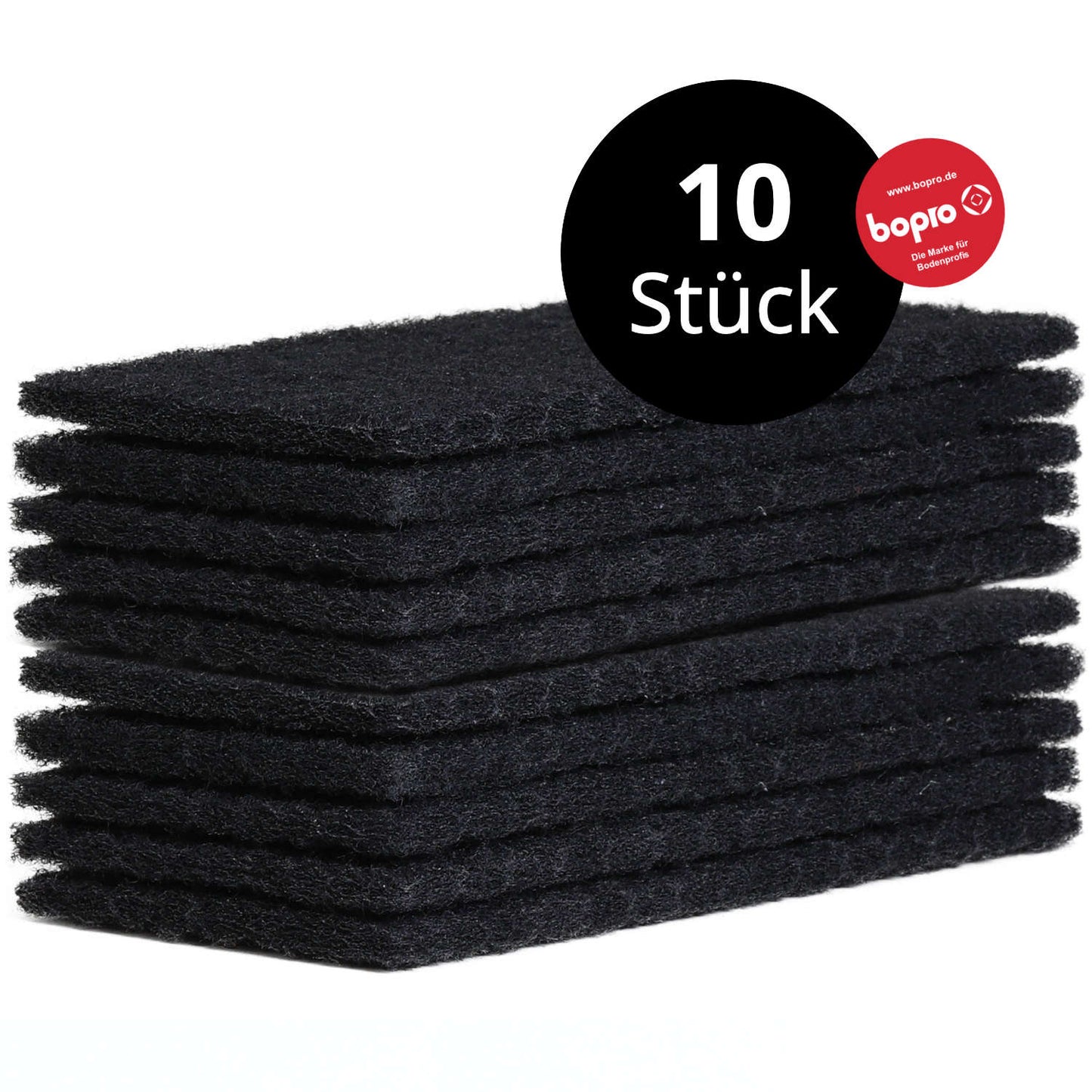 Schwarzes Normal-Reinigungspad groß