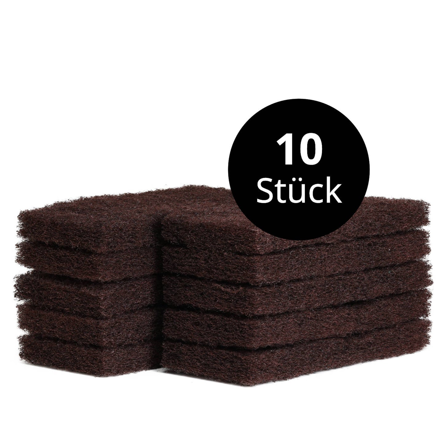 Braunes Super-Reinigungspad groß