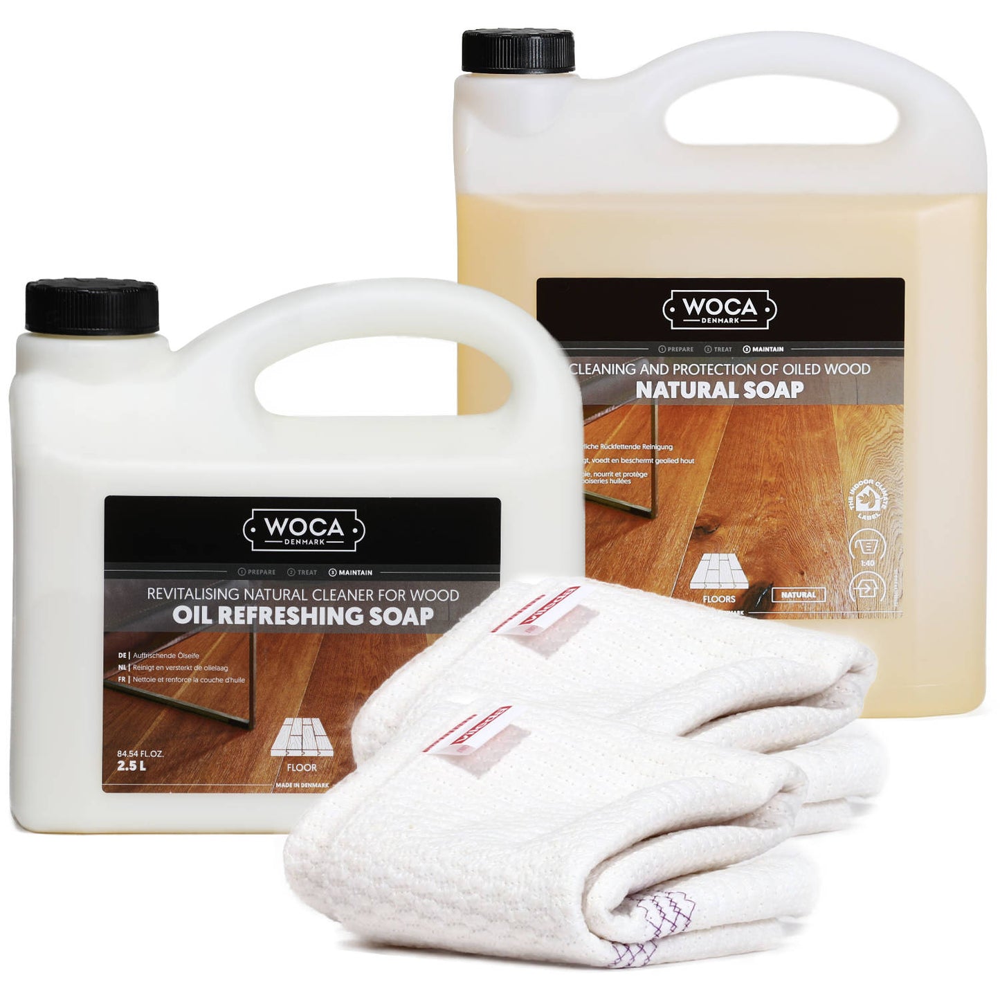 WOCA Spar-Pflegeset für Geölte Böden groß