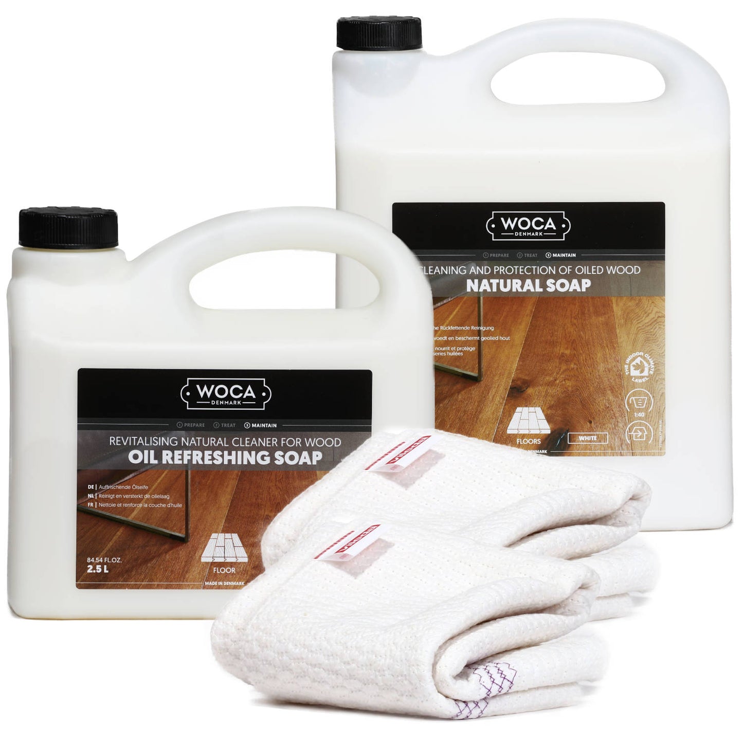 WOCA Spar-Pflegeset für Geölte Böden groß