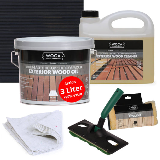 WOCA Terrassenöl Spar-Set für bis zu 25-60m²