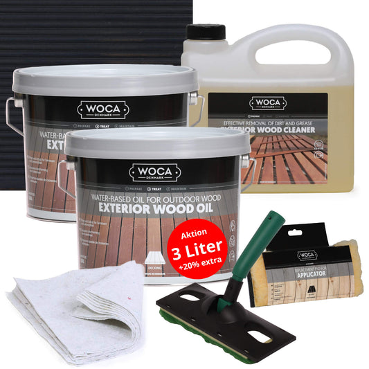 WOCA Terrassenöl Spar-Set für bis zu 25-60m²