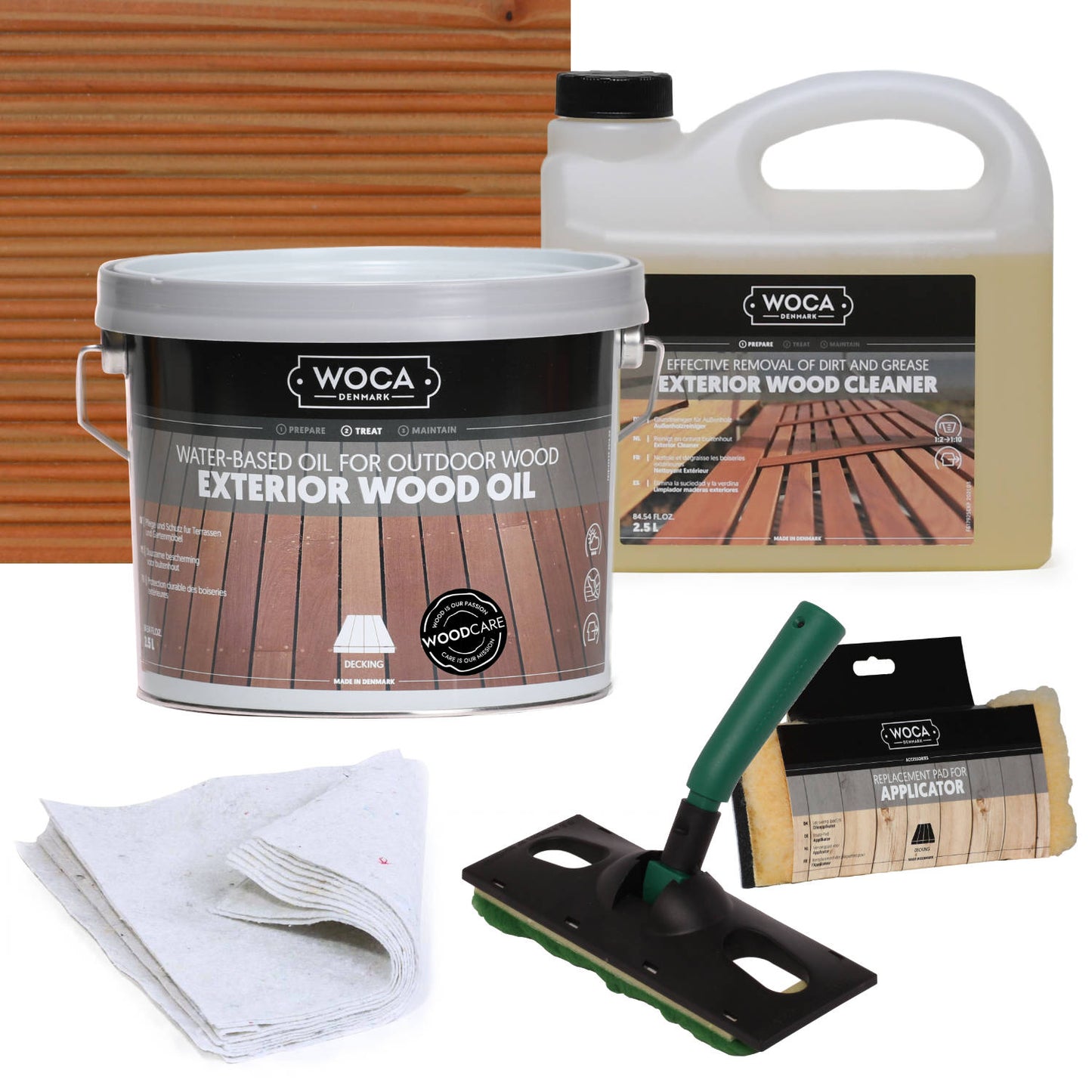 WOCA Terrassenöl Spar-Set für bis zu 25-60m²