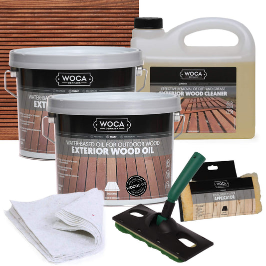 WOCA Terrassenöl Spar-Set für bis zu 25-60m²