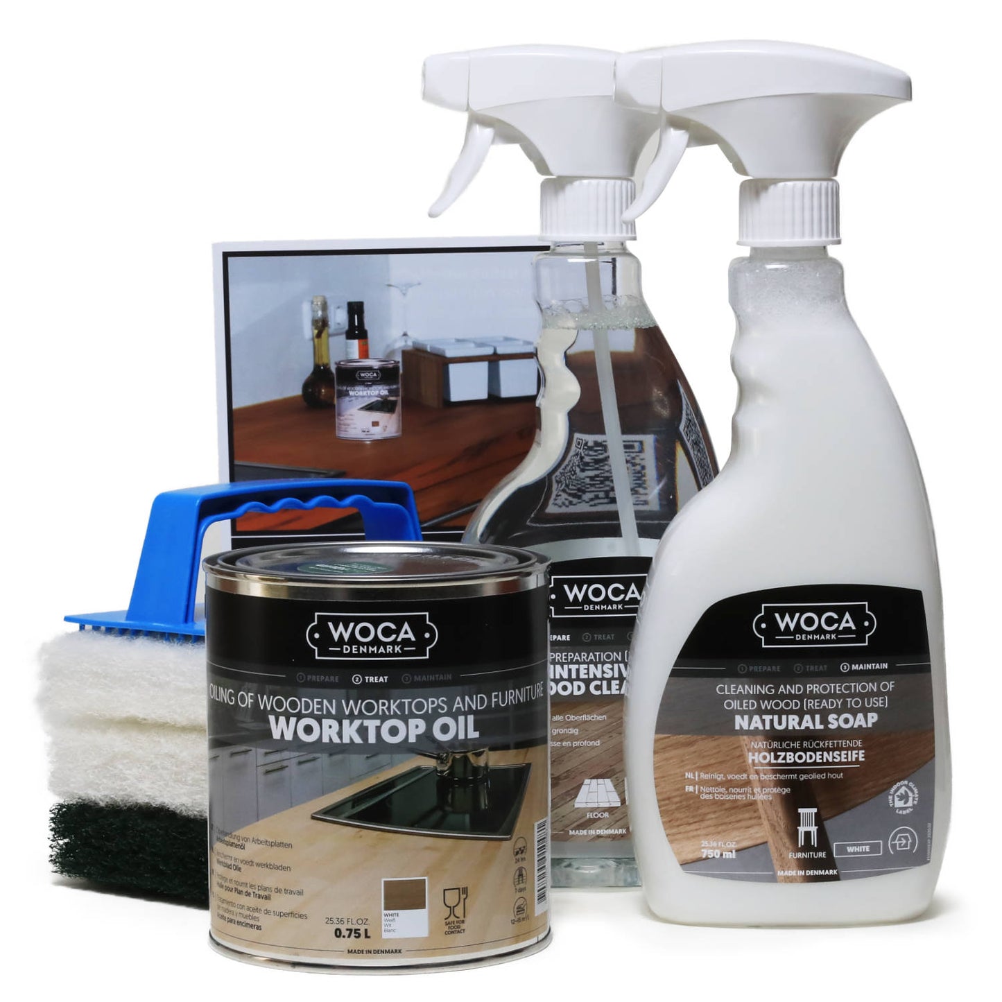 Premium Arbeitsplatten Set | Natur